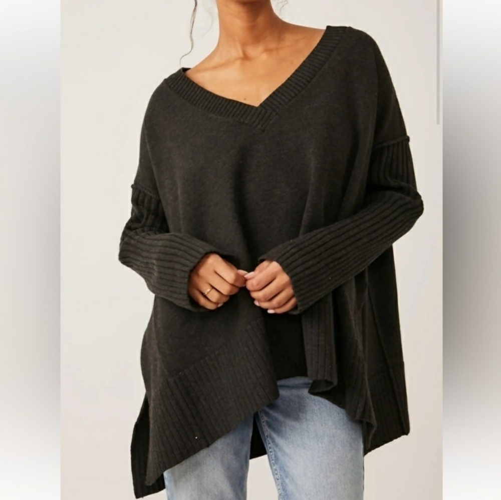 Free People Orion A Line Tunic Sweater NWT